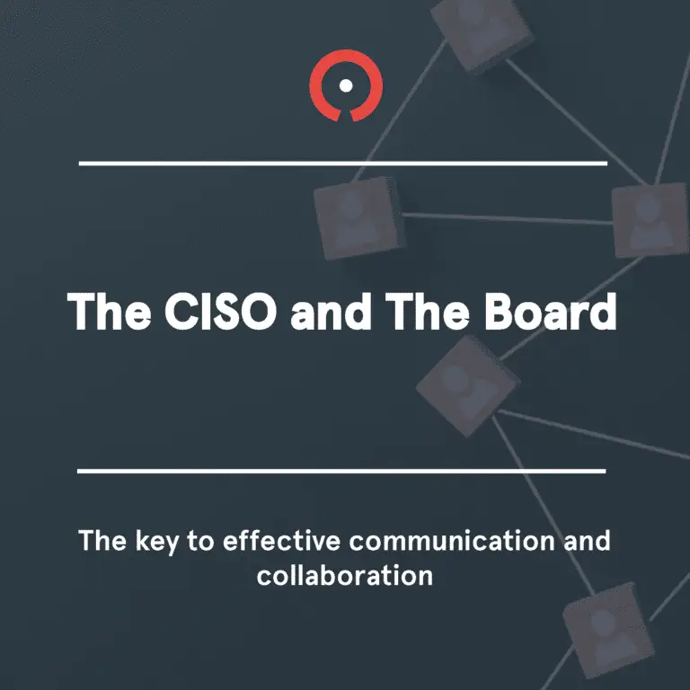 The CISO and the Board