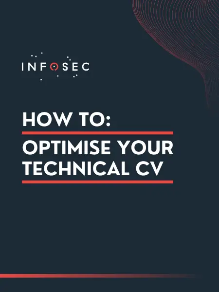 technical CV title page